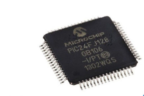 PIC24FJ128GB106-I/PT PIC24FJ128GB106 Μικροελεγκτής MCU IC Microchip Flash 8Bit